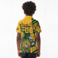 Custom South Africa Rugby Kid Polo Shirt Springboks With Protea Cynaroides