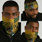 Custom South Africa Rugby Neck Gaiter Springboks Protea Cynaroides LT18
