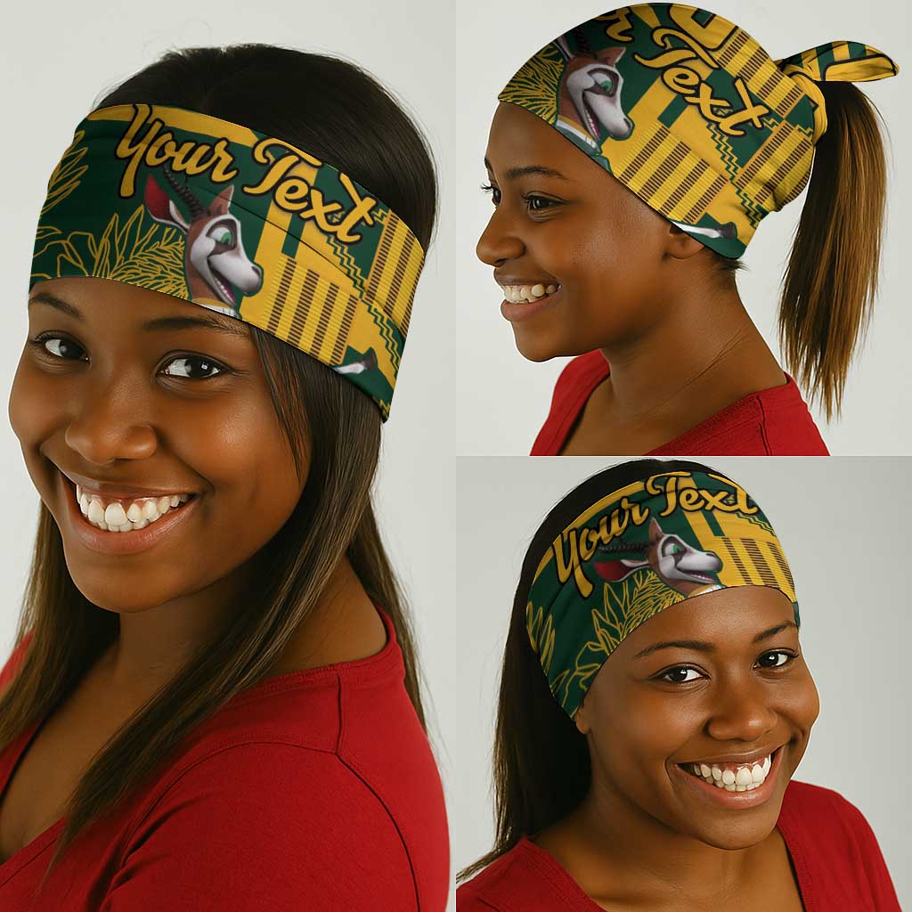 Custom South Africa Rugby Neck Gaiter Springboks Protea Cynaroides LT18