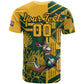 Custom South Africa Rugby T shirt Springboks With Protea Cynaroides