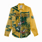 Custom South Africa Rugby Women Casual Shirt Springboks With Protea Cynaroides LT18