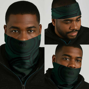 South Africa Rugby Neck Gaiter Springboks Mascot African Pattern - African Pride