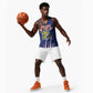 Personalized Central African Republic Coat Of Arms Basketball Jersey Kente Pattern - African Pride