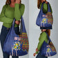 Personalized Central African Republic Coat Of Arms Grocery Bag Kente Pattern