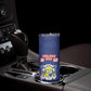 Personalized Central African Republic Coat Of Arms Skinny Tumbler Kente Pattern