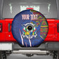 Personalized Central African Republic Coat Of Arms Spare Tire Cover Kente Pattern