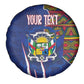 Personalized Central African Republic Coat Of Arms Spare Tire Cover Kente Pattern