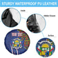 Personalized Central African Republic Coat Of Arms Spare Tire Cover Kente Pattern