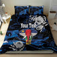 Personalized Central African Republic Bedding Set Elephant With King Protea