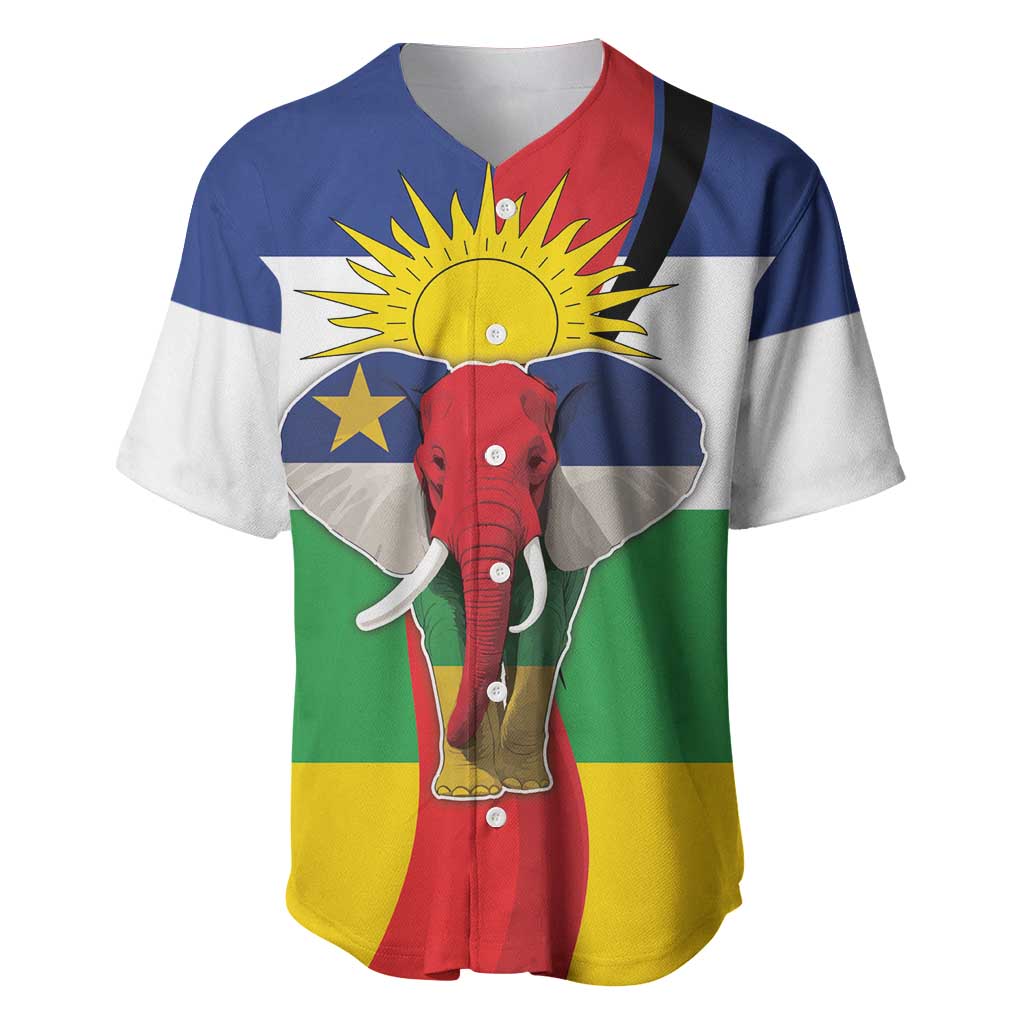 Central African Republic Republic Day 1958 Baseball Jersey Zo Kwe Zo - Flag Style