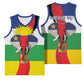 Central African Republic Republic Day 1958 Basketball Jersey Zo Kwe Zo - Flag Style - African Pride