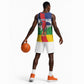 Central African Republic Republic Day 1958 Basketball Jersey Zo Kwe Zo - Flag Style - African Pride