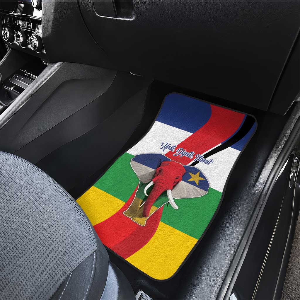 Central African Republic Republic Day 1958 Car Mats Zo Kwe Zo - Flag Style