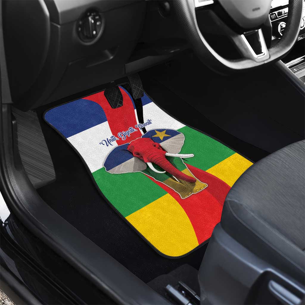 Central African Republic Republic Day 1958 Car Mats Zo Kwe Zo - Flag Style