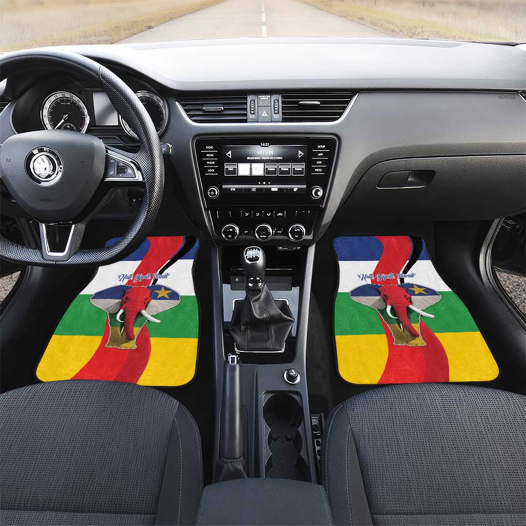 Central African Republic Republic Day 1958 Car Mats Zo Kwe Zo - Flag Style