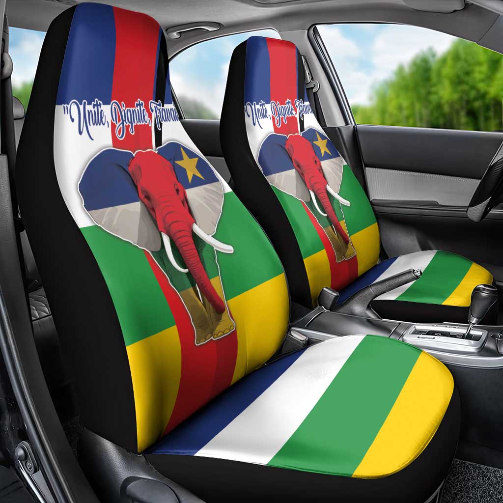Central African Republic Republic Day 1958 Car Seat Cover Zo Kwe Zo - Flag Style