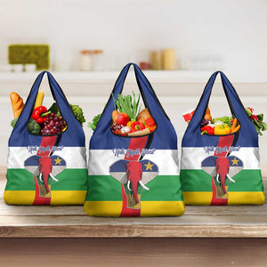 Central African Republic Republic Day 1958 Grocery Bag Zo Kwe Zo - Flag Style