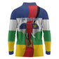 Central African Republic Republic Day 1958 Long Sleeve Polo Shirt Zo Kwe Zo - Flag Style