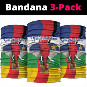 Central African Republic Republic Day 1958 Neck Gaiter Zo Kwe Zo - Flag Style LT18