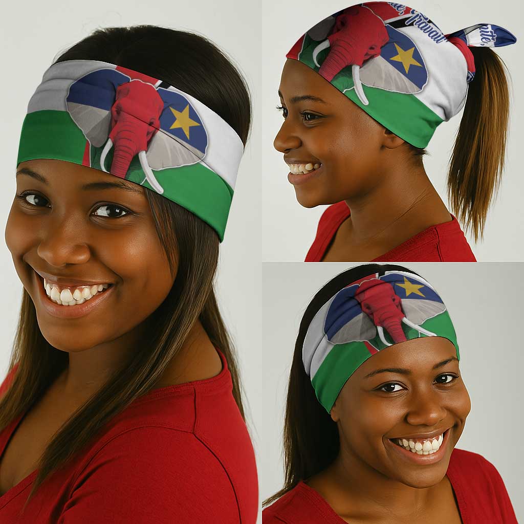 Central African Republic Republic Day 1958 Neck Gaiter Zo Kwe Zo - Flag Style LT18
