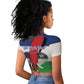 Central African Republic Republic Day 1958 Raglan Cropped T shirt Zo Kwe Zo - Flag Style