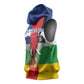 Central African Republic Republic Day 1958 Sleeveless Hoodie Zo Kwe Zo - Flag Style - African Pride