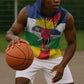 Central African Republic Republic Day 1958 Sleeveless Hoodie Zo Kwe Zo - Flag Style - African Pride