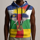 Central African Republic Republic Day 1958 Sleeveless Hoodie Zo Kwe Zo - Flag Style - African Pride