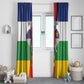Central African Republic Republic Day 1958 Window Curtain Zo Kwe Zo - Flag Style