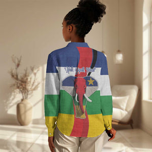 Central African Republic Republic Day 1958 Women Casual Shirt Zo Kwe Zo - Flag Style LT18