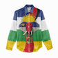 Central African Republic Republic Day 1958 Women Casual Shirt Zo Kwe Zo - Flag Style LT18
