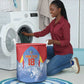 Custom DR Congo Football 2026 Laundry Basket Leopard Power Fan Style