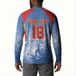 Custom DR Congo Football 2026 Button Sweatshirt Leopard Power Fan Style