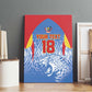 Custom DR Congo Football 2026 Canvas Wall Art Leopard Power Fan Style