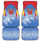 Custom DR Congo Football 2026 Car Mats Leopard Power Fan Style
