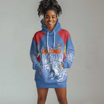 Custom DR Congo Football 2026 Hoodie Dress Leopard Power Fan Style