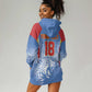 Custom DR Congo Football 2026 Hoodie Dress Leopard Power Fan Style