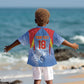 Custom DR Congo Football 2026 Kid Hawaiian Shirt Leopard Power Fan Style