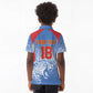 Custom DR Congo Football 2026 Kid Polo Shirt Leopard Power Fan Style