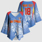Custom DR Congo Football 2026 Kimono Sleeve Blouse Leopard Power Fan Style