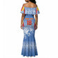 Custom DR Congo Football 2026 Mermaid Dress Leopard Power Fan Style