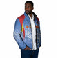 Custom DR Congo Football 2026 Padded Jacket Leopard Power Fan Style