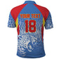 Custom DR Congo Football 2026 Polo Shirt Leopard Power Fan Style