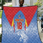 Custom DR Congo Football 2026 Quilt Leopard Power Fan Style