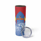 Custom DR Congo Football 2026 Skinny Tumbler Leopard Power Fan Style