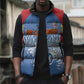 Custom DR Congo Football 2026 Sleeveless Puffer Jacket Leopard Power Fan Style