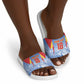 Custom DR Congo Football 2026 Slide Sandals Leopard Power Fan Style