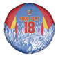 Custom DR Congo Football 2026 Spare Tire Cover Leopard Power Fan Style