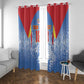 Custom DR Congo Football 2026 Window Curtain Leopard Power Fan Style