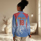 Custom DR Congo Football 2026 Women Casual Shirt Leopard Power Fan Style
